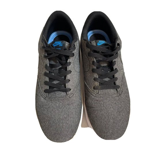 Nike SB Check Solarsoft Mens Size 13 Canvas Skate Shoes Black Gray 843896-004 - Picture 1 of 7